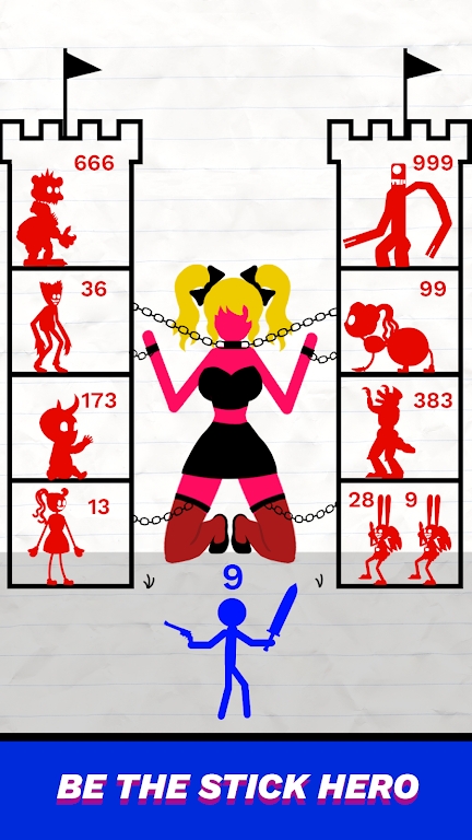 火柴人战斗强大的塔防战争截图(1)