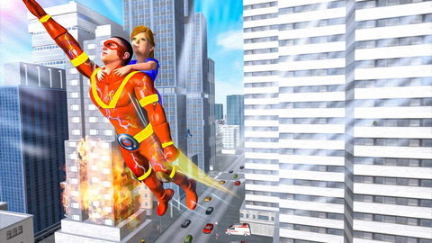 飞行超人城市英雄截图(2)