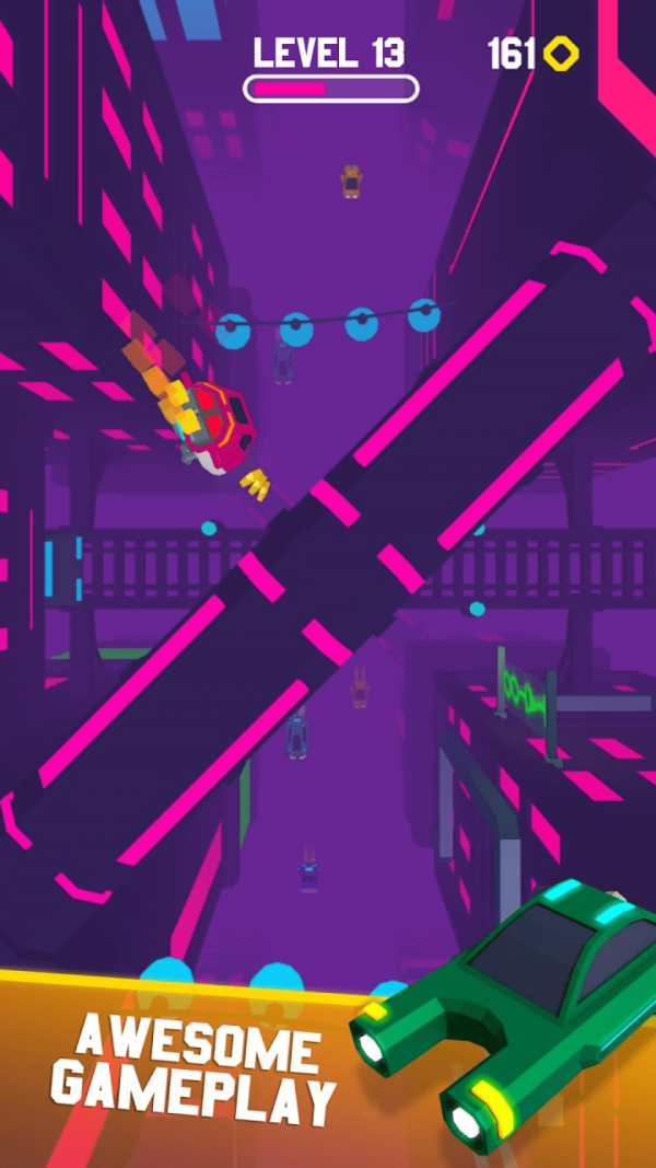 赛博飞车未来城市截图(4)