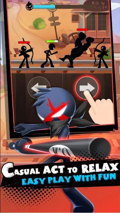 火柴人街头大战冲突截图(2)