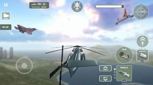 直升机模拟器天空战场