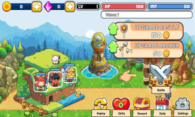 城堡防御迎战浪潮截图(1)