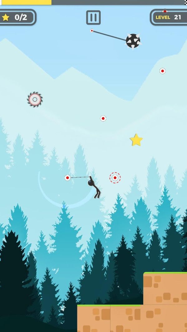 火柴人绳索跑酷截图(3)