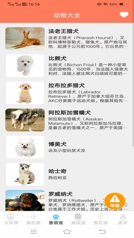 萌趣查高铁飞机票截图(2)