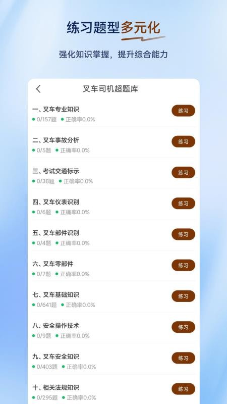 叉车司机超题库截图(1)