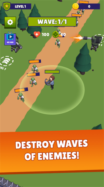 僵尸滚出去塔防截图(3)