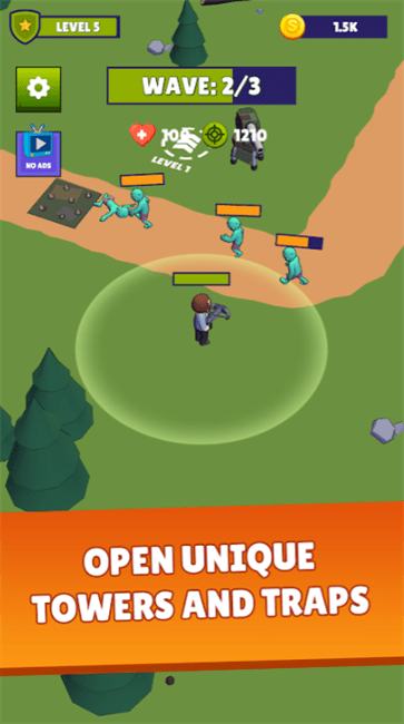 僵尸滚出去塔防截图(1)