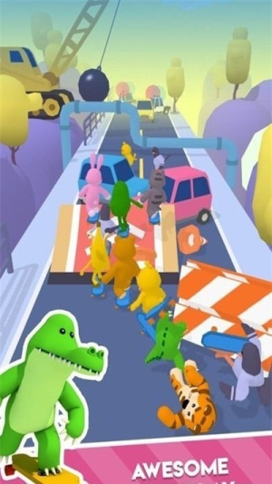 毛绒轮滑队截图(3)