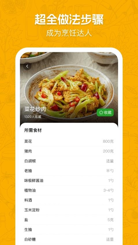 天天家常菜谱截图(3)