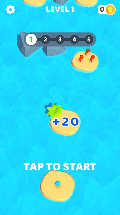 挖沙夺岛截图(1)