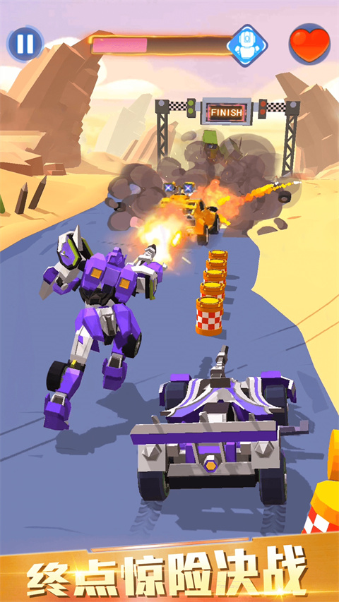 汽车人变形热血赛车免广告版截图(2)