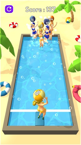 美少女合并2048截图(2)