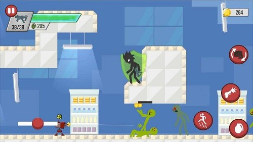 火柴人僵尸射手无限金币版截图(4)