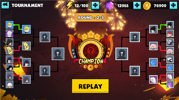 火柴人忍者忍者格斗免广告截图(2)