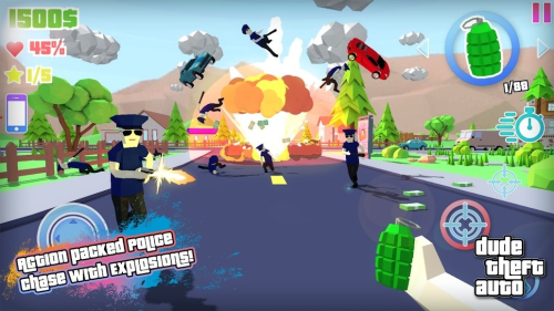 盗窃汽车开放世界沙盒截图(4)