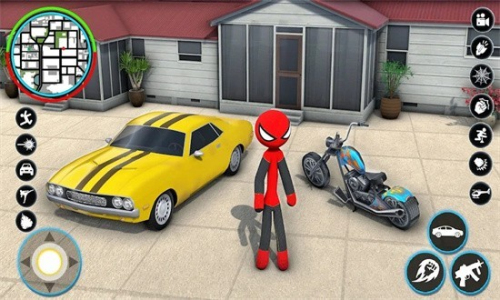 火柴人绳索蜘蛛侠截图(4)