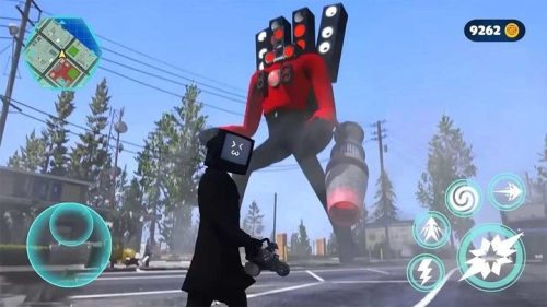 监控人大战马桶人开放世界截图(3)