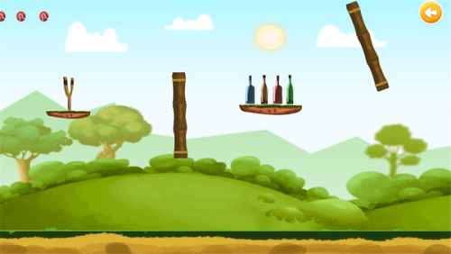 弹弓击倒瓶子截图(3)
