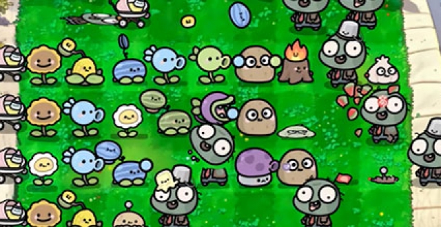 画风Q萌的植物大战僵尸手游合集