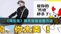 《鸡乐盒》聊天变音设置方法