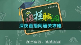 《爆梗脑洞》深夜直播间通关攻略