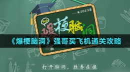 《爆梗脑洞》强哥买飞机通关攻略