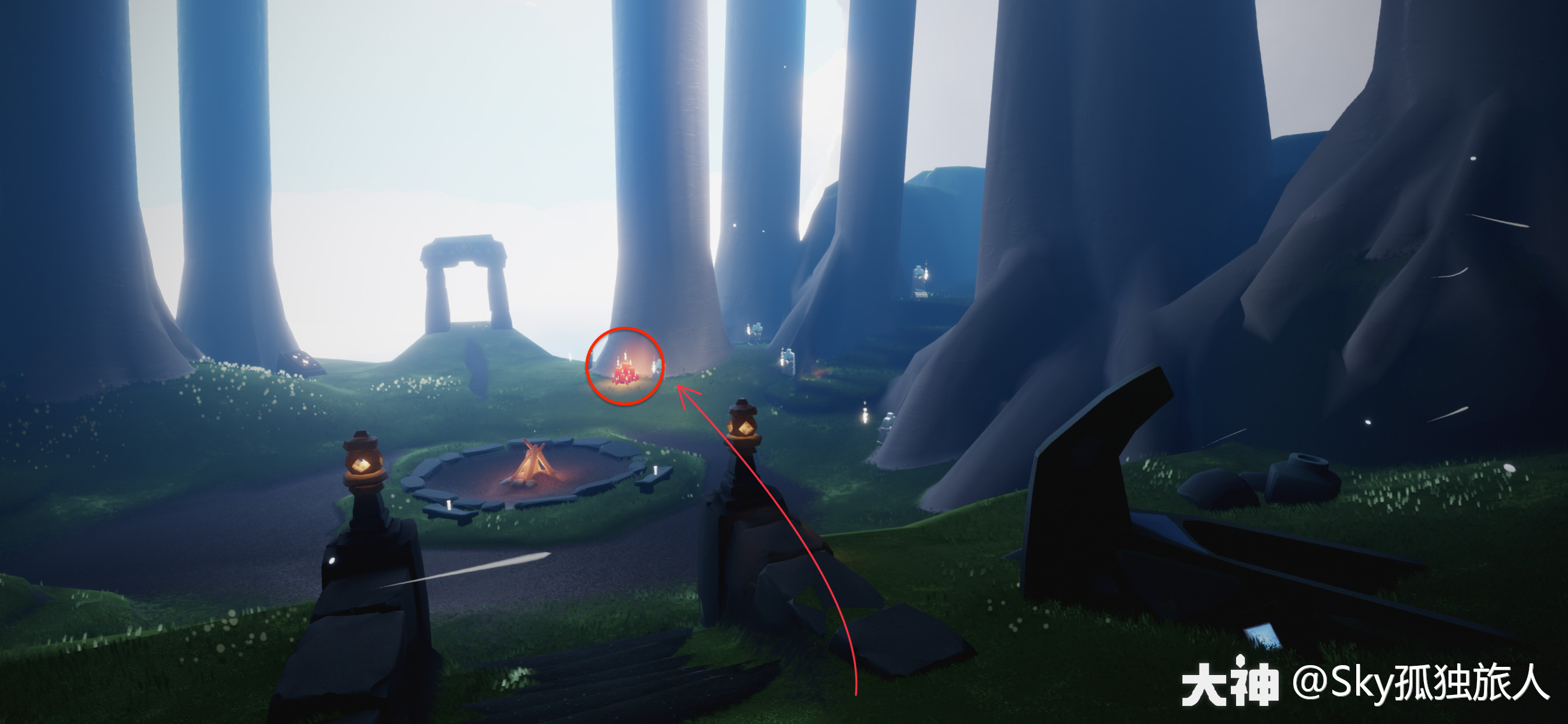 《光遇》2022年1月11日大蜡烛位置分布分享