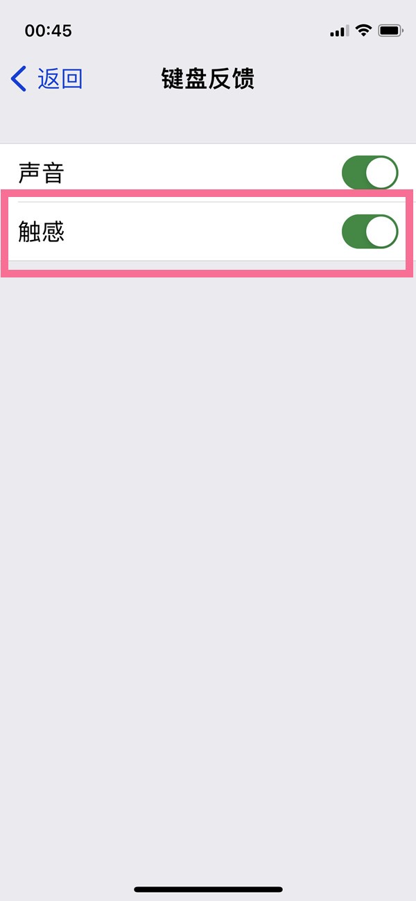ios16关闭打字震动设置方法