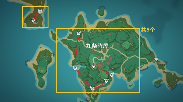 《原神》鸦印速刷路线图