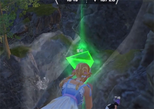 《和平精英》绿洲世界飞星瀑布挑战攻略