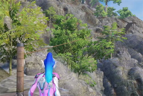 《和平精英》绿洲世界飞星瀑布挑战攻略