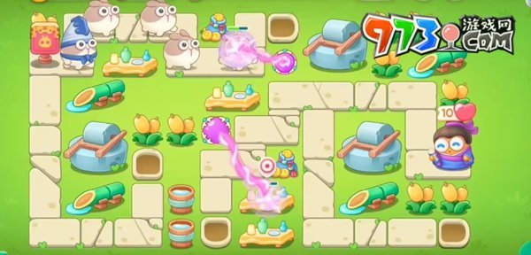 《保卫萝卜4》七夕鹊桥会第三关攻略