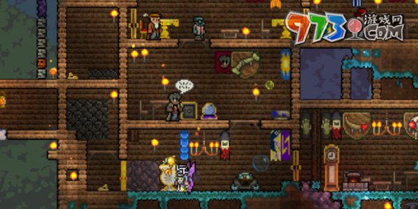 《泰拉瑞亚》国服床制作方法