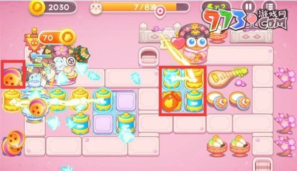 《保卫萝卜4秋妃传》第二关通关攻略