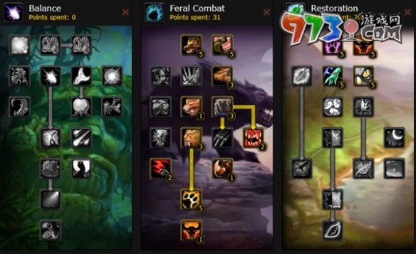 《魔兽世界》德鲁伊加点推荐