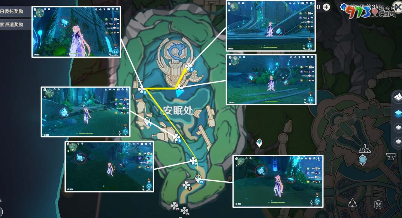 《原神》苍晶螺采集路线一览