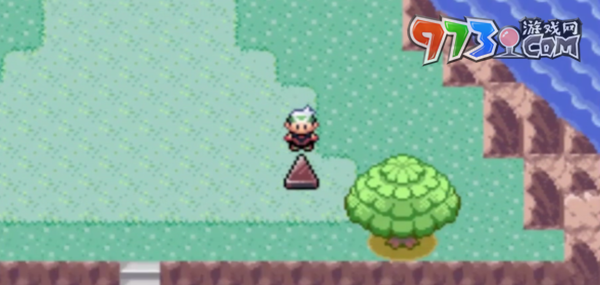 《口袋妖怪漆黑的魅影》诞生之岛三角推法