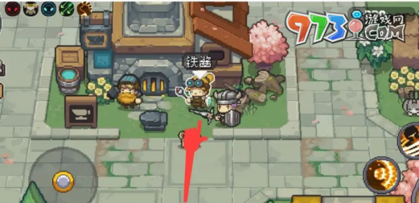 《元气骑士前传》磨练石存放方法