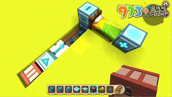 《迷你世界》收费床制作方法