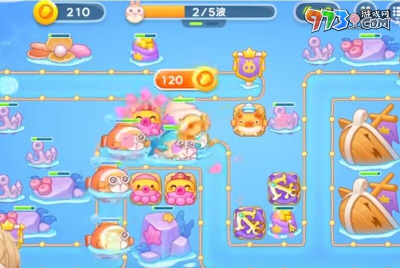 《保卫萝卜4》海的闺女第45关攻略