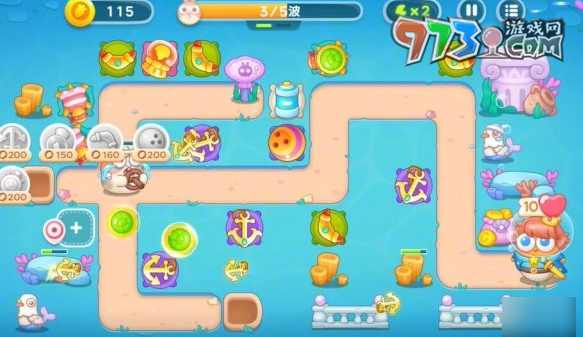 《保卫萝卜4》海的闺女第50关攻略