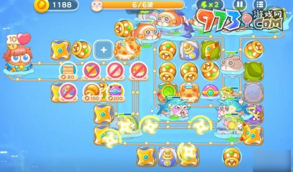 《保卫萝卜4》海的闺女第50关攻略