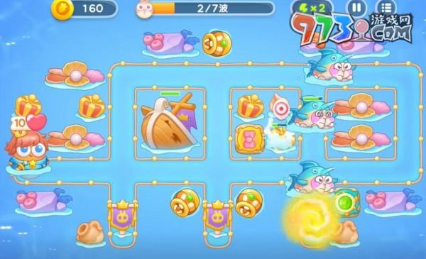 《保卫萝卜4》海的闺女第52关攻略