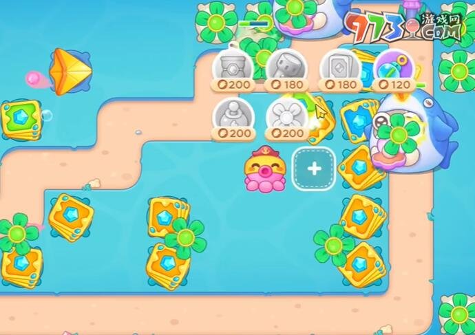 《保卫萝卜4》海的闺女第57关攻略