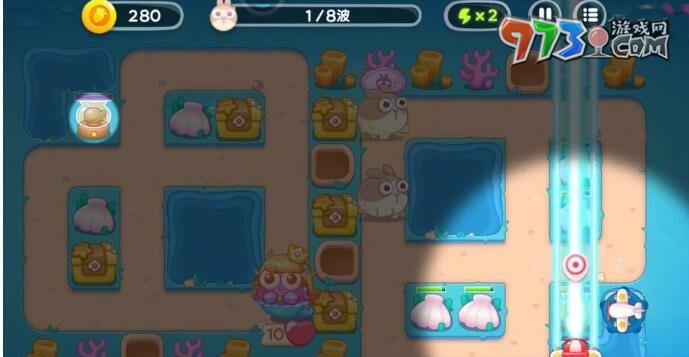 《保卫萝卜4》海的闺女第58关攻略