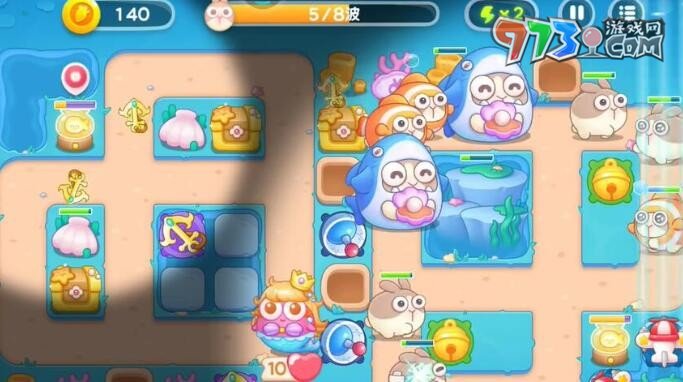 《保卫萝卜4》海的闺女第58关攻略