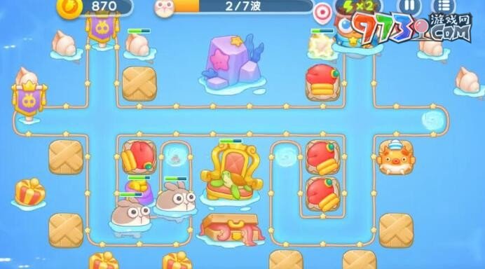 《保卫萝卜4》海的闺女第62关攻略