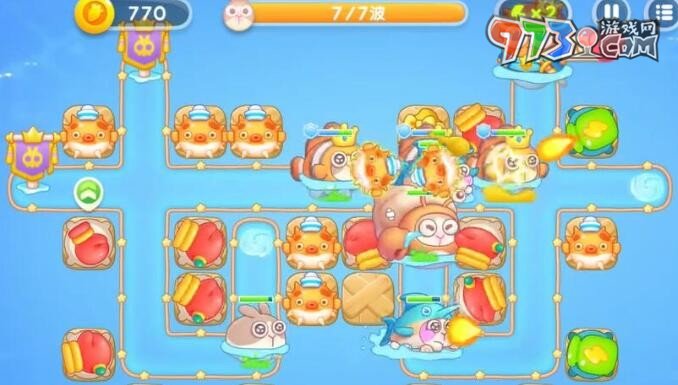 《保卫萝卜4》海的闺女第62关攻略