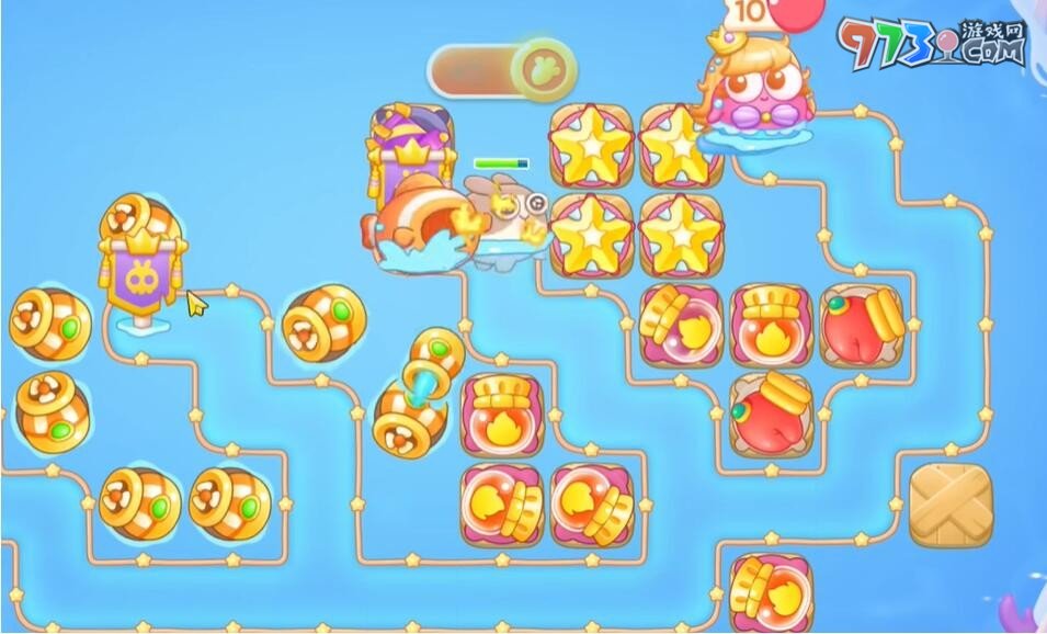 《保卫萝卜4》海的闺女第68关通关攻略