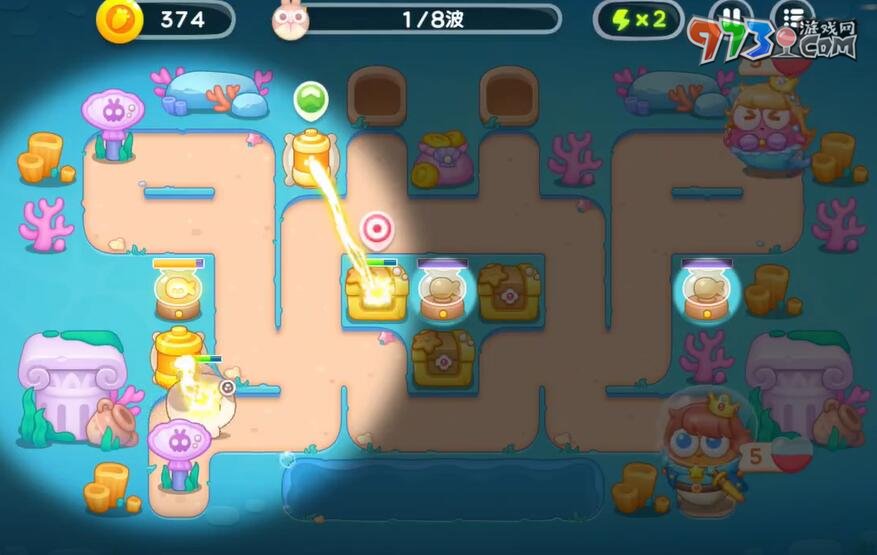 《保卫萝卜4》海的闺女第72关通关攻略